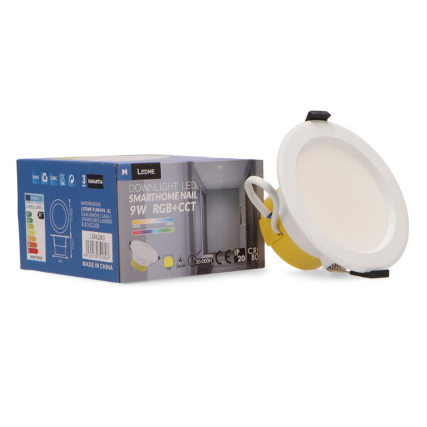 Downlight Led Smarthome Nail 9W RGB+CCT - Ledme - LM4280 – Image 3