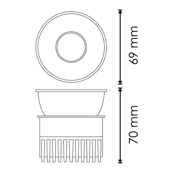 Module Led Cobfix 10W 3000K - Ledme - LM4306 – Image 2
