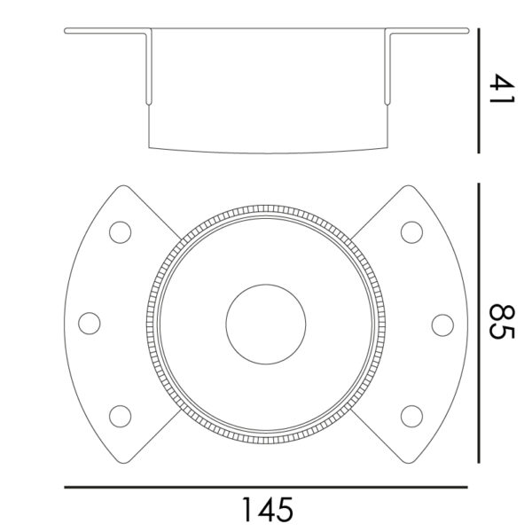 Bague pour module/GU10/MR16 - Manu - Ledme - LM4333 – Image 2