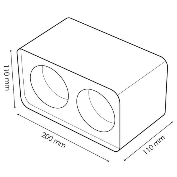Bague de surface 2L pour Module Cobfix 10W - Ledme - LM4370 – Image 2
