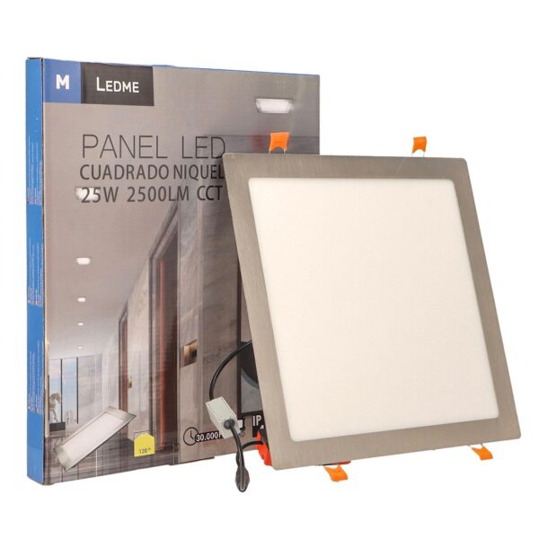 Panneau LED Carré Nickel 25W CCT - Ledme - LM5524 – Image 3