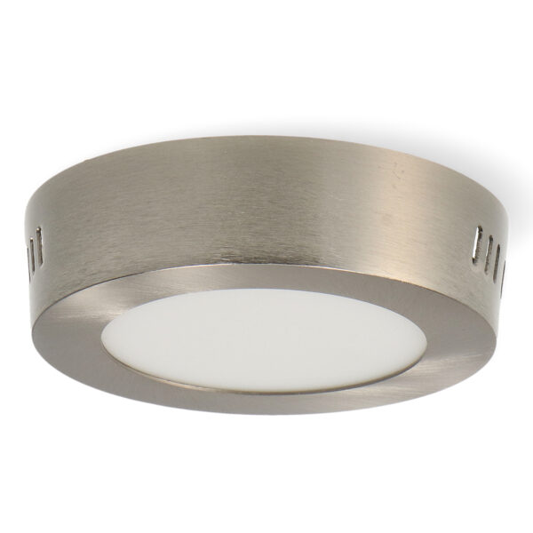 Panneau Circulaire en Surface Nickel 6W CCT - Ledme - LM5537