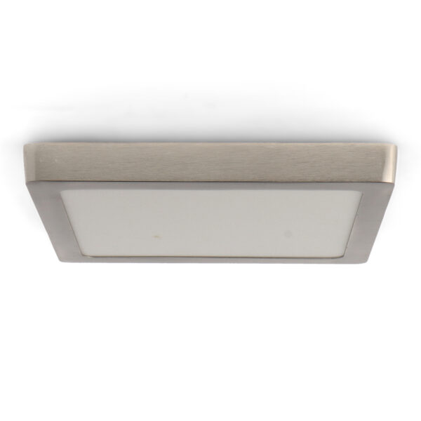 Panneau de Surface Carré Nickel 25W CCT - Ledme - LM5547