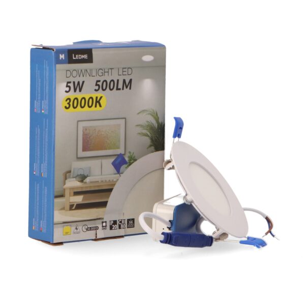 Panneau Led Circulaire Série Slim 5W 6000K - Ledme - LM5560 – Image 3