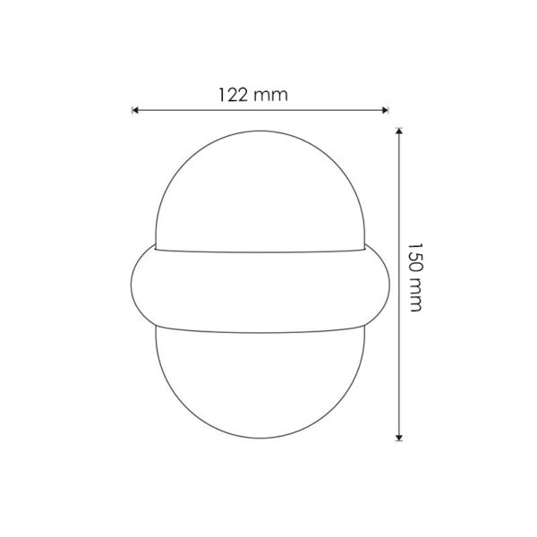 Applique de mur Led Globe 10W 3000K - Ledme - LM6151 – Image 2