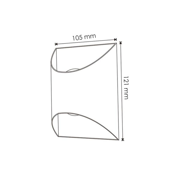 Applique murale Led Vera 6W 3000K - Ledme - LM6154 – Image 2