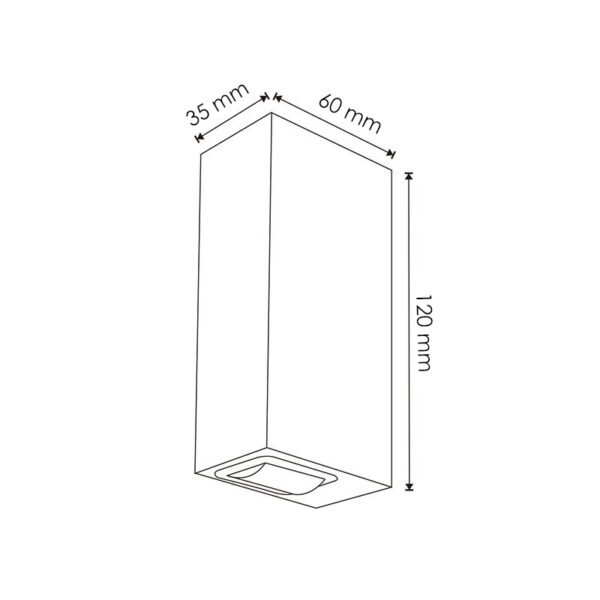 Applique murale Led Falcon 6W 3000K - Ledme - LM6155 – Image 2