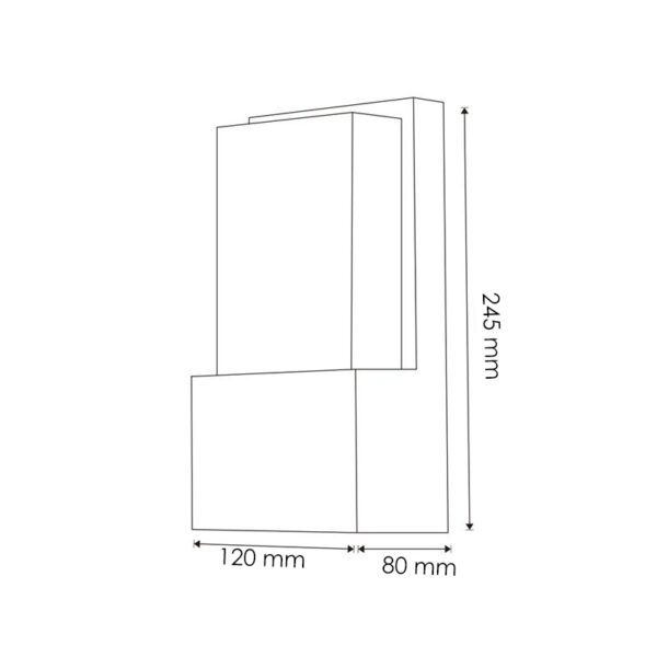 Applique murale Led Fit 10W 3000K - Ledme - LM6158 – Image 2