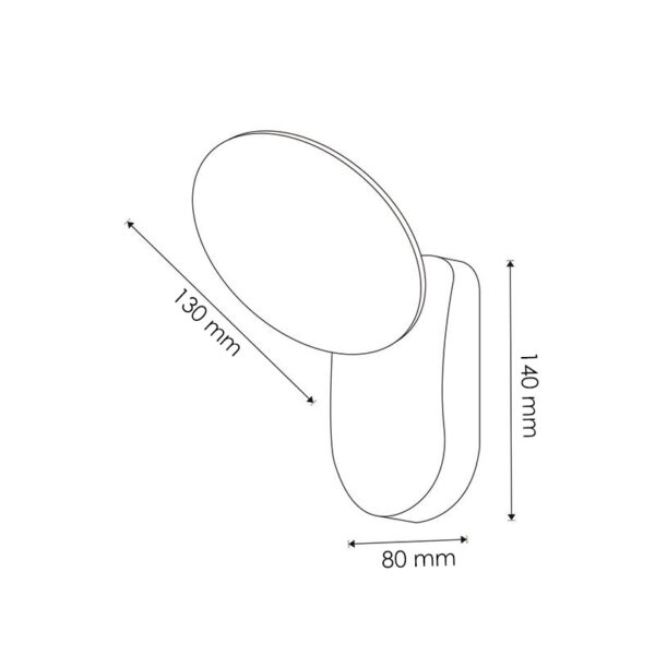 Applique murale Led Hubb 10W 3000K - Ledme - LM6160 – Image 2