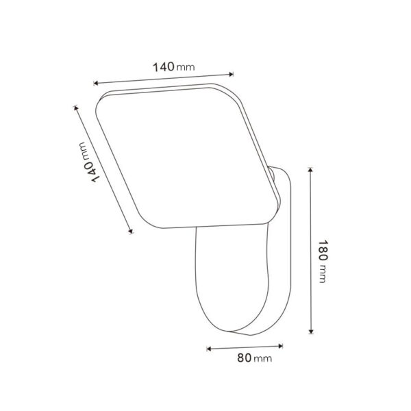 Applique de miroir Led 10W 3000K - Ledme - LM6161 – Image 2
