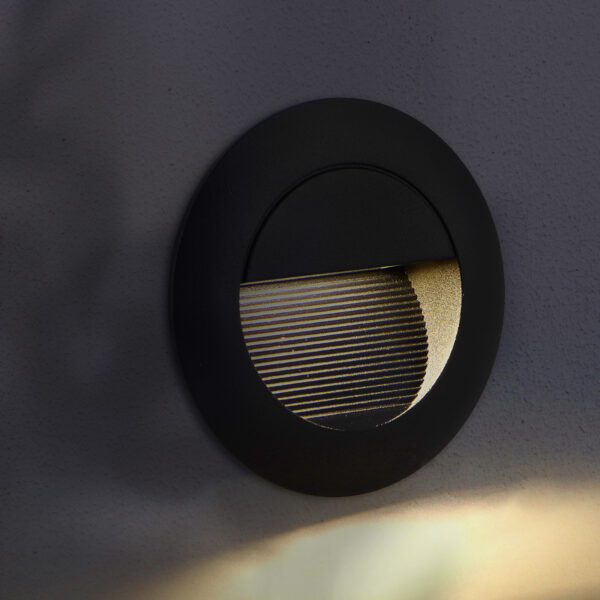 Balise LED Cercle Encastrable 3W IP54 3000K - Ledme - LM6193 – Image 3