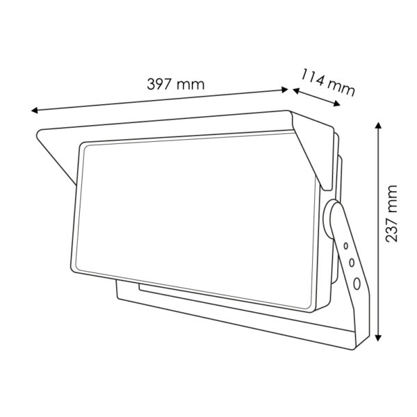 Spot Modulaire Led Coliseo 250W 60º 6000K - Ledme - LM6201 – Image 2