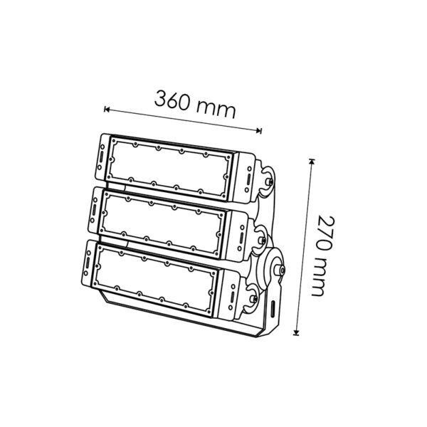 Foco Modulaire LED Premium 150W 4000K - Ledme - LM6243 – Image 2