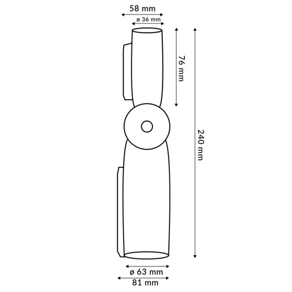 Bras articulé pour lampadaire 180º - Ledme - LM6255 – Image 2