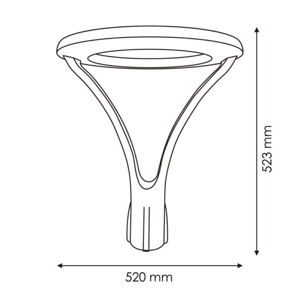 Lampadaire LED Série Minimal 100W 4000K - Ledme - LM6345 – Image 2