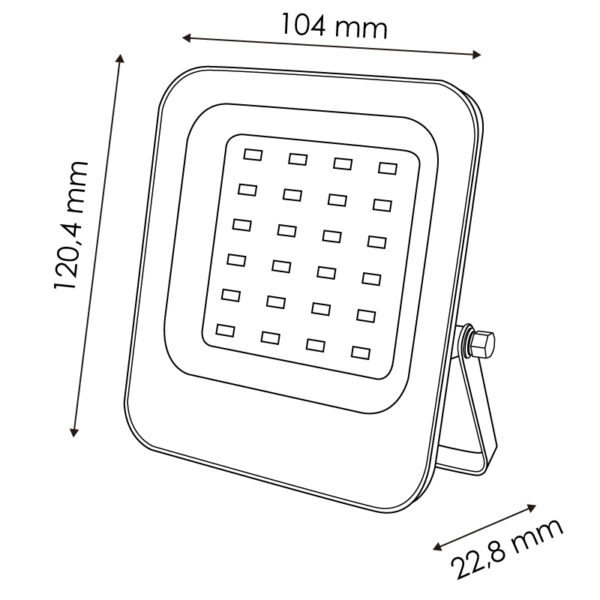 Projecteur LED Napoli Spot 20W - DSC 3000K - Ledme - LM6383 – Image 2