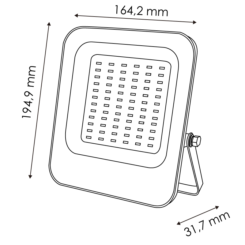 Projecteur LED RVB Napoli 50W - DSC - Ledme - LM6512 – Image 2