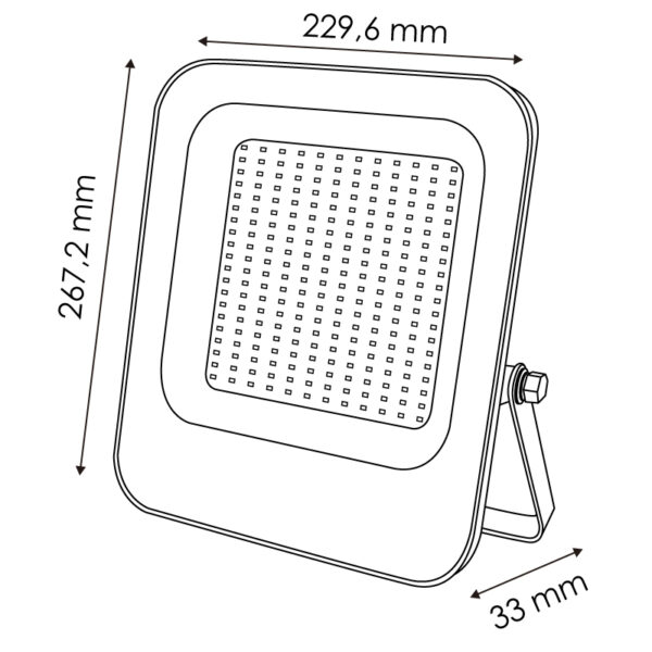 Projecteur LED Napoli 150W - DSC 3000K - Ledme - LM6392 – Image 2