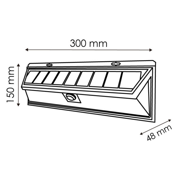 Applique murale LED solaire Natur avec détecteur de mouvement 4500K - Ledme - LM6435 – Image 2