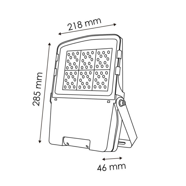Projecteur Led Infinity 60W 6000K - Ledme - LM6460 – Image 2