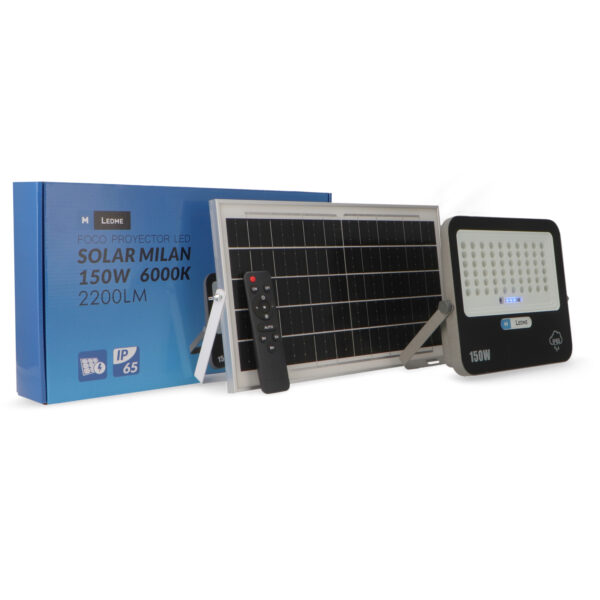 Projecteur LED Solaire Milan 150W 6000K - Ledme - LM6505 – Image 3