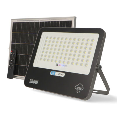 Projecteur LED Solaire Milan 200W 6000K - Ledme - LM6507
