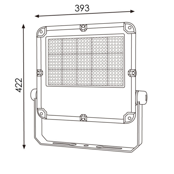 Foco projecteur LED Série Slim 300W 5000K - Ledme - LM6579 – Image 2
