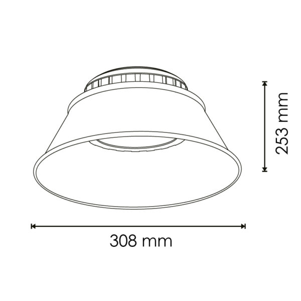 Grande Baie Led Infinity 150W - DSC 6000K - Ledme - LM6753 – Image 2