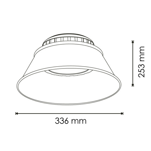 Grande Baie Led Infinity 200W - DSC 6000K - Ledme - LM6755 – Image 2