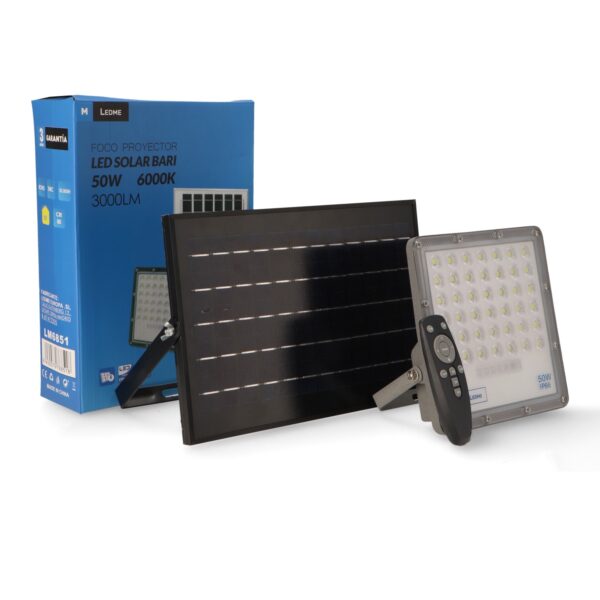 Projecteur LED Solaire Bari 50W - DSC 6000K - Ledme - LM6851 – Image 3