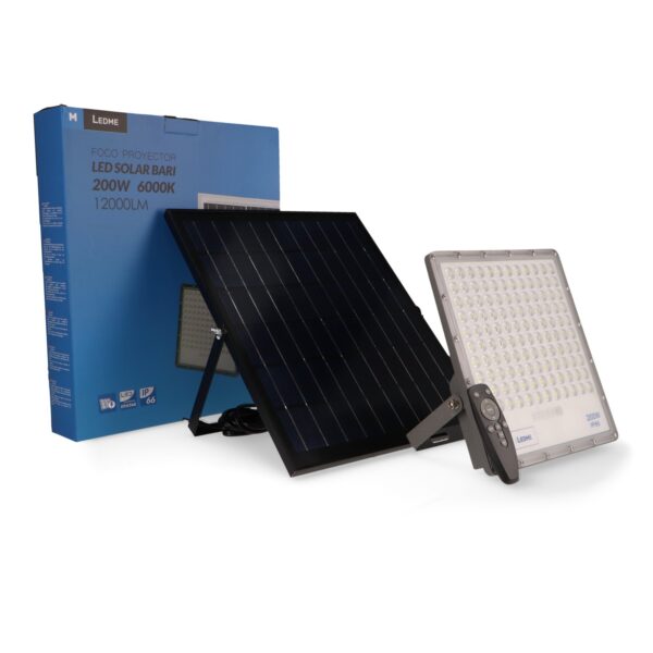 Projecteur LED Solaire Bari 200W - DSC 6000K - Ledme - LM6855 – Image 3