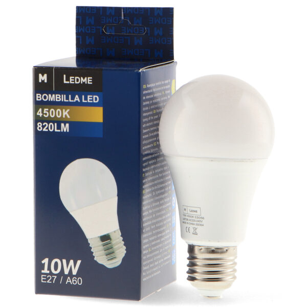 Ampoule LED E27 A60 10W 3000K - Ledme - LM7037