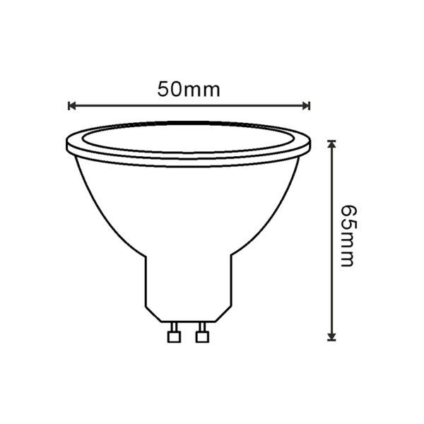 Bombilla LED SmartHome GU10 5W RVB+CCT - Ledme - LM7140 – Image 2