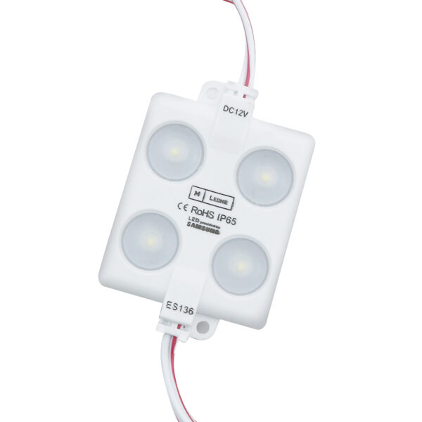 Guirlande de 20 Modules de 4 LED SMD Samsung 12V DC 2W 6000K - Ledme - LM7169