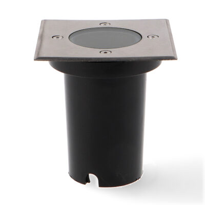 Spot encastrable au sol GubBet IP67 Carré avec douille GU10 - Ledme - LM7302