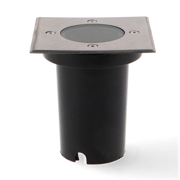 Spot encastrable au sol GubBet IP67 Carré avec douille GU10 - Ledme - LM7302