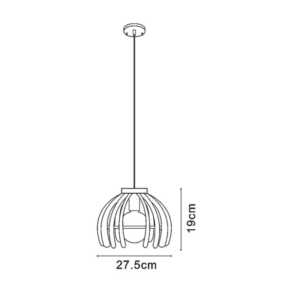 Plafonnier Trang Blanc - Ledme - LM8040 – Image 2