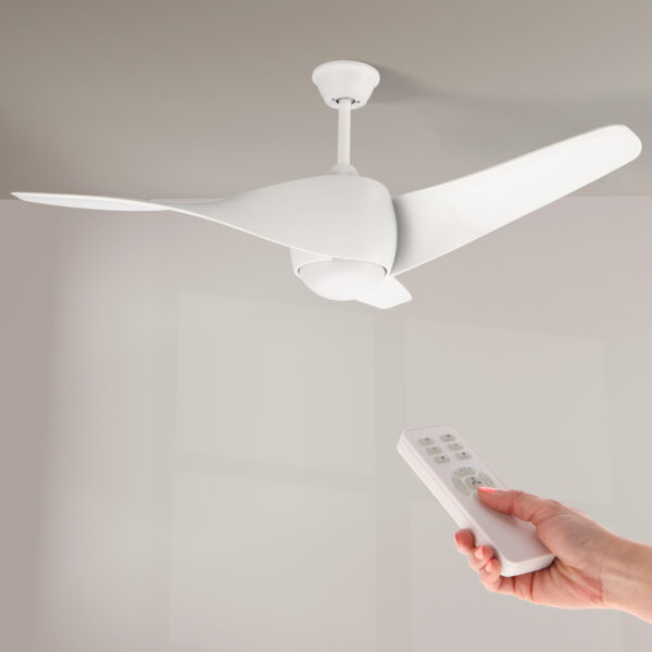 Ventilateur de Plafond LED Blanc Fanton CCT - Ledme - LM8080