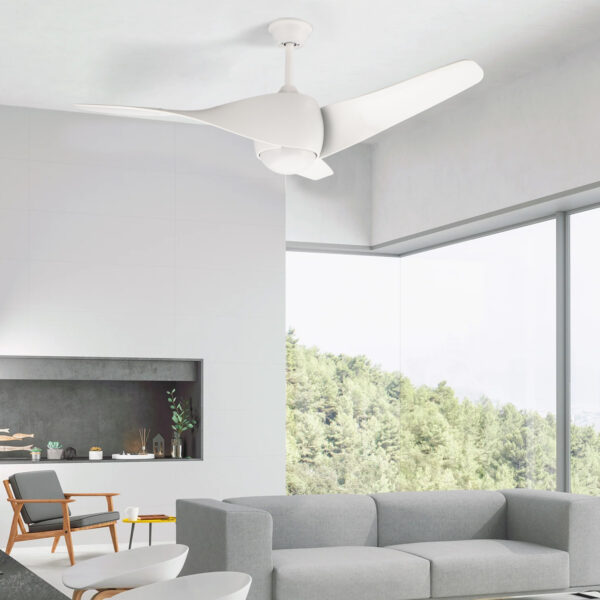 Ventilateur de Plafond LED Blanc Fanton CCT - Ledme - LM8080 – Image 3
