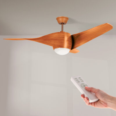 Ventilateur de Techo LED Madera Fanton CCT - Ledme - LM8081
