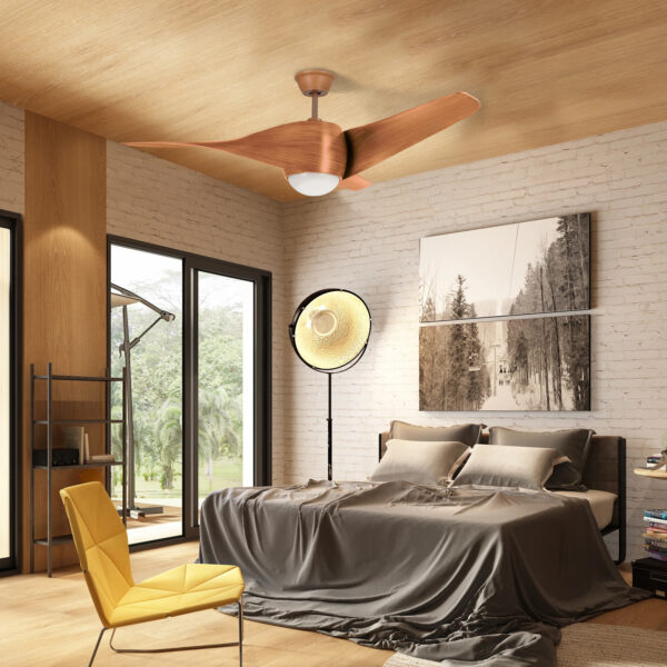 Ventilateur de Techo LED Madera Fanton CCT - Ledme - LM8081 – Image 3