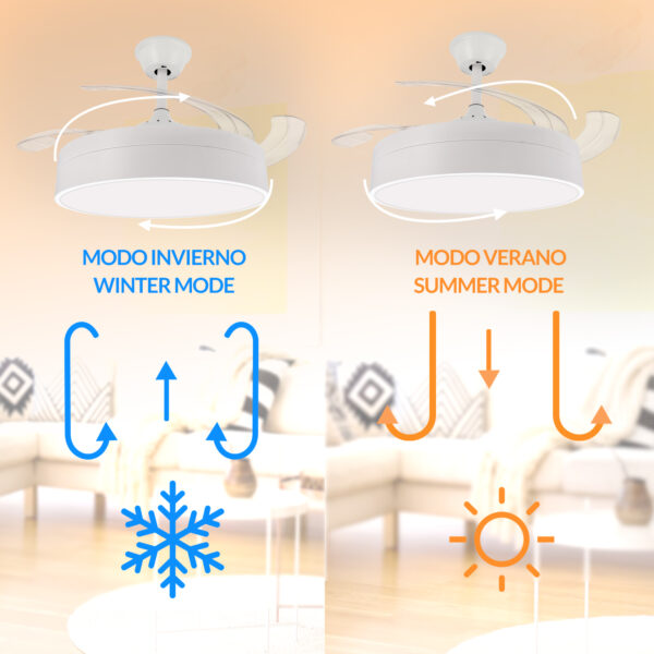 Ventilateur de plafond LED Messe CCT - Ledme - LM8086 – Image 7