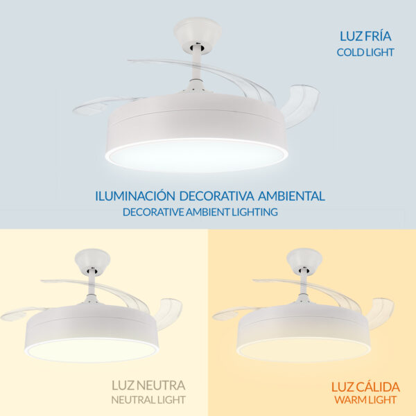 Ventilateur de plafond LED Messe CCT - Ledme - LM8086 – Image 6