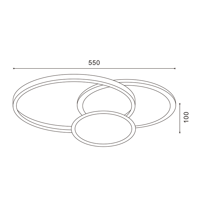 Plafonnier LED Lunar CCT - Ledme - LM8125 – Image 2