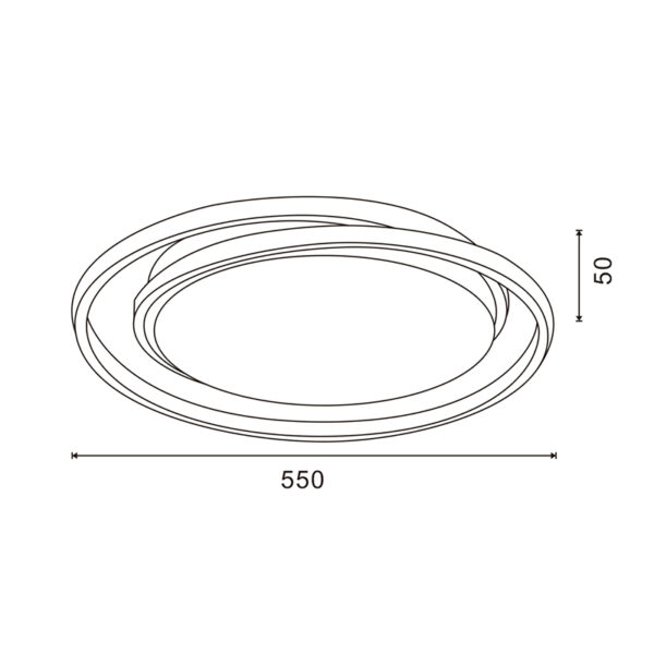 Plafonnier LED Twing - DSC - Ledme - LM8128 – Image 2