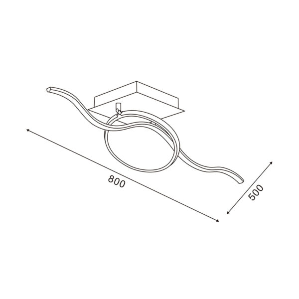 Plafonnier LED Somersault CCT - Ledme - LM8130 – Image 2