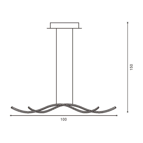 Plafonnier LED Twist 32W CCT - Ledme - LM8131 – Image 2
