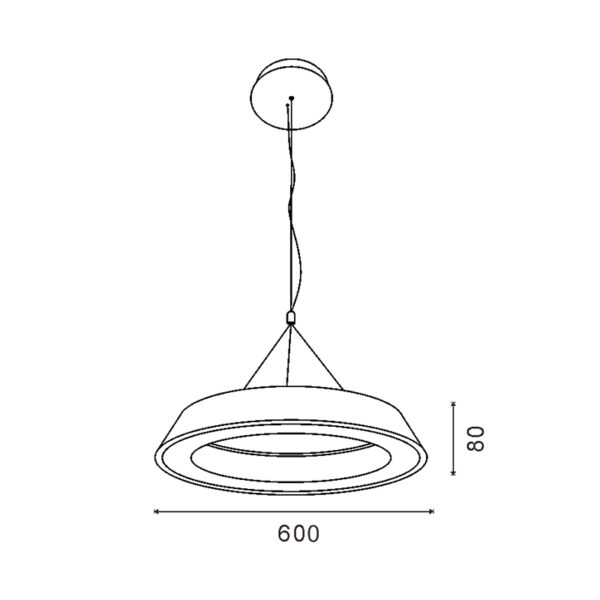Plafonnier Led Provence 38W - DSC 4000K - Ledme - LM8135 – Image 2