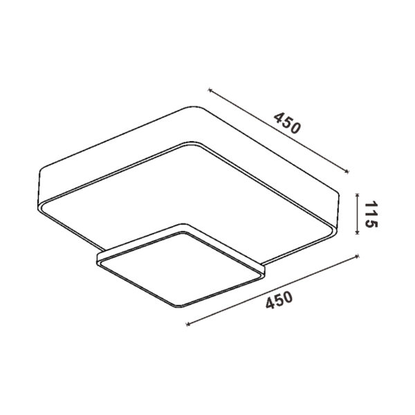 Plafonnier Led Nerima 70W - DSC CCT - Ledme - LM8137 – Image 2