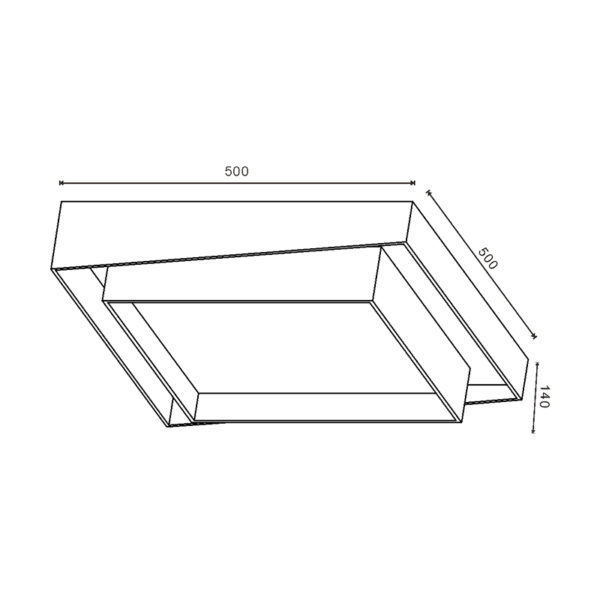 Plafonnier Led Ciran 120W - DSC CCT - Ledme - LM8140 – Image 2